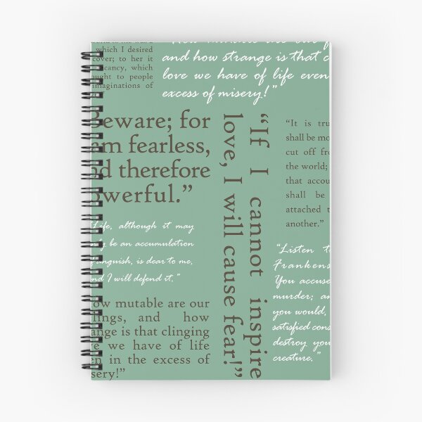Item preview, Frankenstein Quotes - I Am Fearless and Therefore Powerful designed and sold by mymymagic.