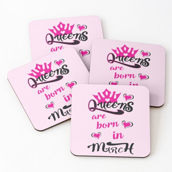 Item preview, Queens are born in March designed and sold by mimsyx.