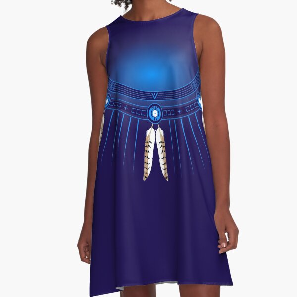 Crazy Horse Circle A-Line Dress