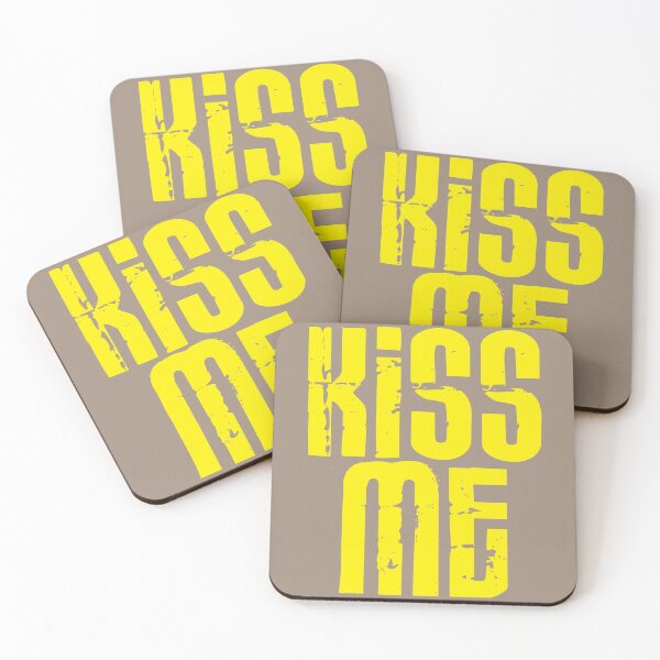 Item preview, Kiss me - Bright Yellow - Print designed and sold by Skippingbird.