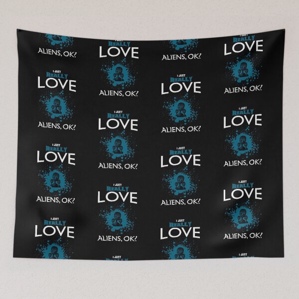 Item preview, I Love Aliens designed and sold by Alchemytshirts.