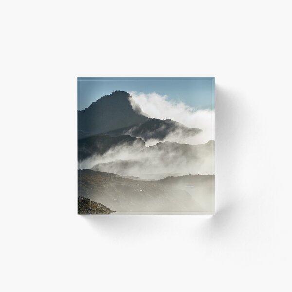 The Mists of Mount Anne Acrylic Block