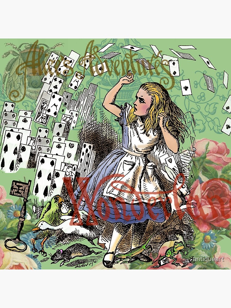 alice wonderland, alice in vintage wonderland Tote Bag by