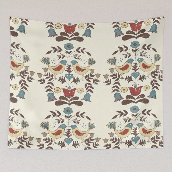 Item preview, Amish Americana Birds Pennsylvania Dutch  designed and sold by antiqueart.