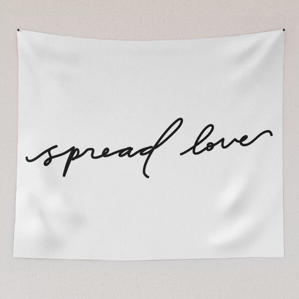 Item preview, Spread Love Script designed and sold by Hannah Newberry.