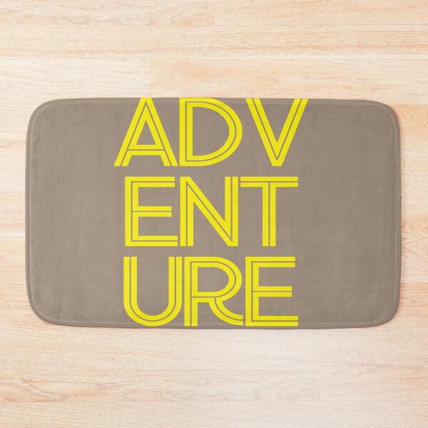 Item preview, Adventure Print - Bright Yellow designed and sold by Skippingbird.