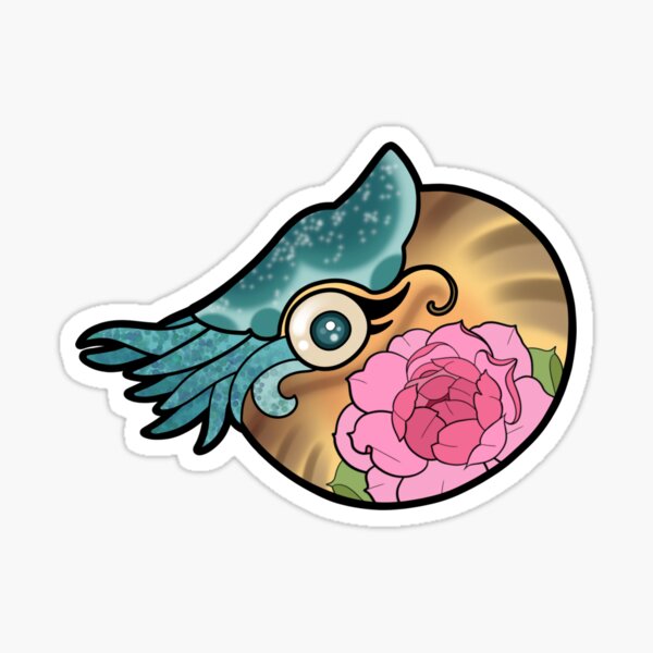 SQUID STICKER (gold) Sticker