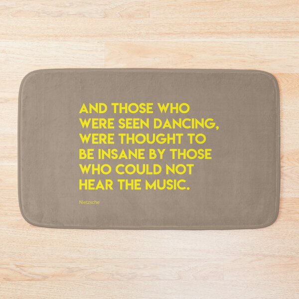 Item preview, And those who were seen dancing Print - Yellow designed and sold by Skippingbird.