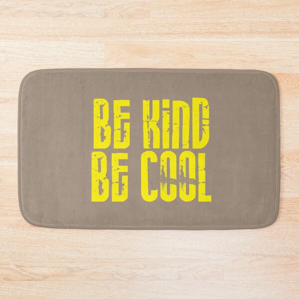 Item preview, Be Kind Be Cool - Bright Yellow- Print designed and sold by Skippingbird.