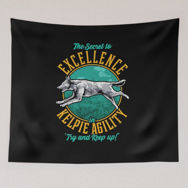 Item preview, Agility Kelpie Secret - Australian Kelpie designed and sold by Proficient  Tees.