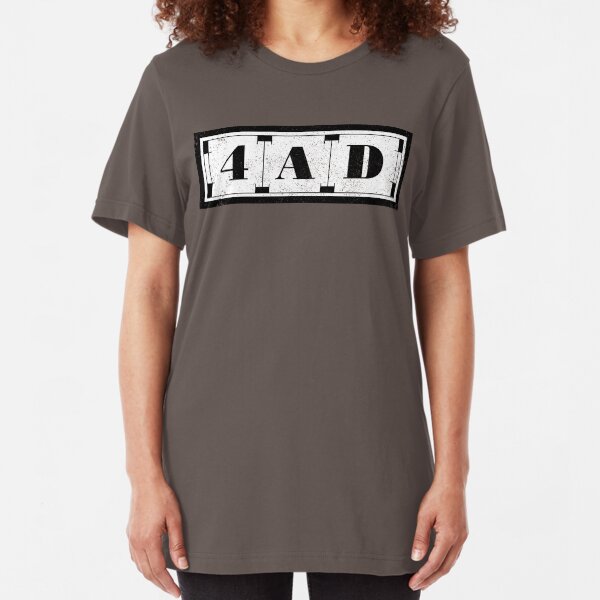 4AD (distressed design) Slim Fit T-Shirt