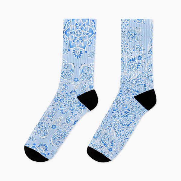 Item preview, Denim Blue Paisley designed and sold by PatriciaSheaDesigns.