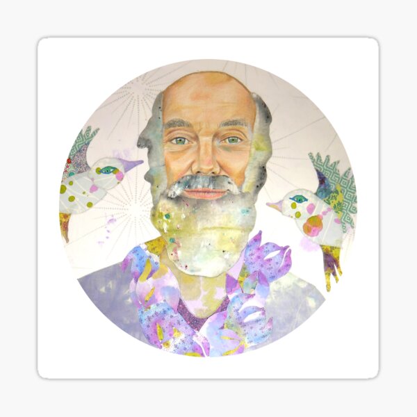 Item preview, Ram Dass designed and sold by karenpaytonart.