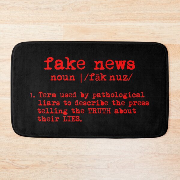 Item preview, fake news definition (red) designed and sold by Thelittlelord.