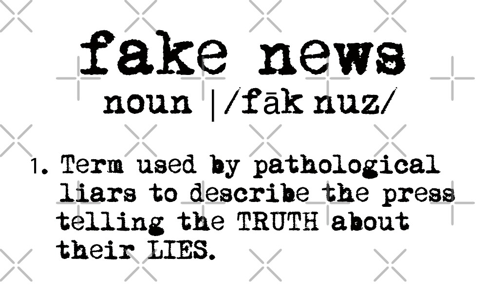  fake news definition black text by thelittlelord redbubble