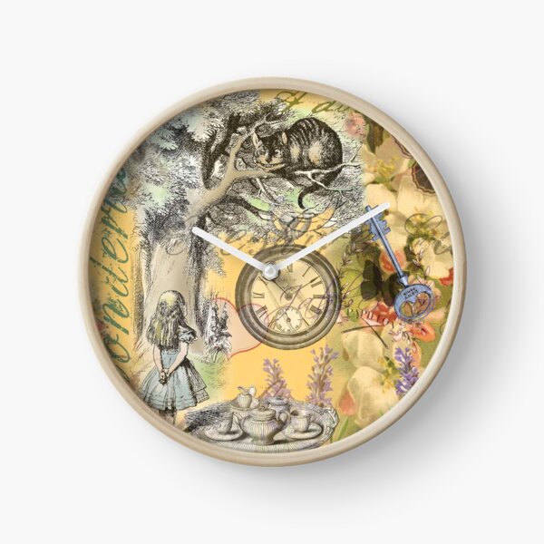 White Rabbit Alice in Wonderland Watches Time Clock for Sale by antiqueart