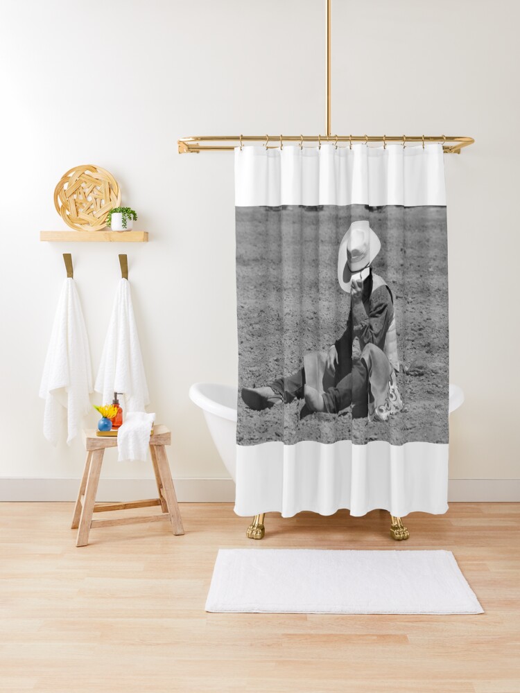 cowboy shower curtain