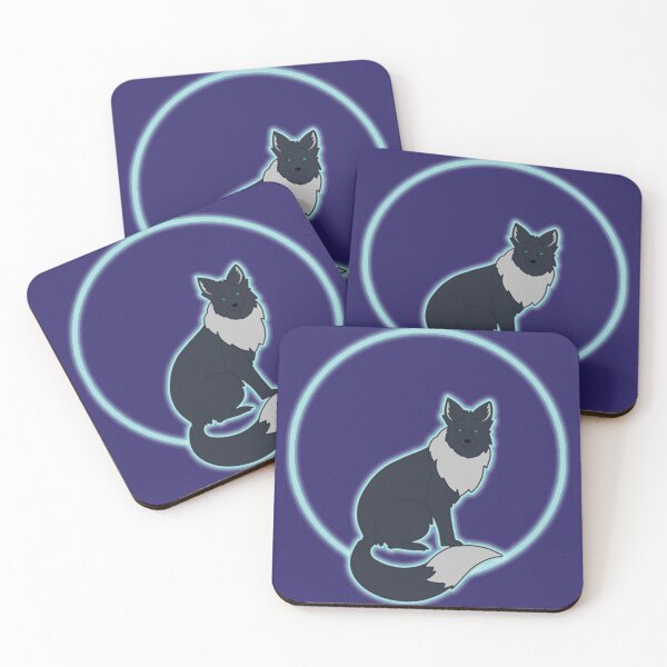 Item preview, Black fox Glows by moonlight designed and sold by DustJackal.