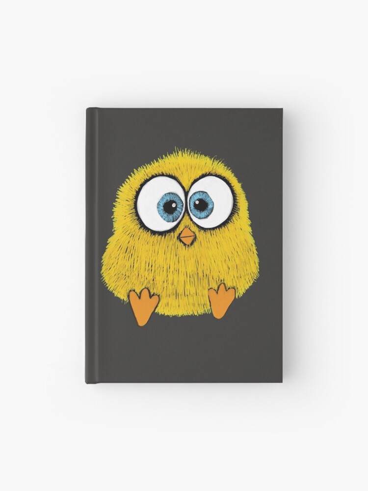 Cute Baby Chicken Cartoon Drawing Shirt Sticker Hardcover Journal By Rbaaronmattie Redbubble