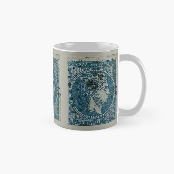 Item preview, Antique Hermes Stamp from Greece designed and sold by FuzzyHoney.