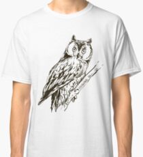 Owl hand drawn Classic T-Shirt
