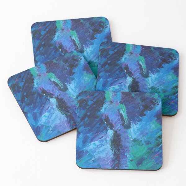 Item preview, Soledad, pintura de figuras abstractas de Courtney Hatcher designed and sold by cghatcherart.