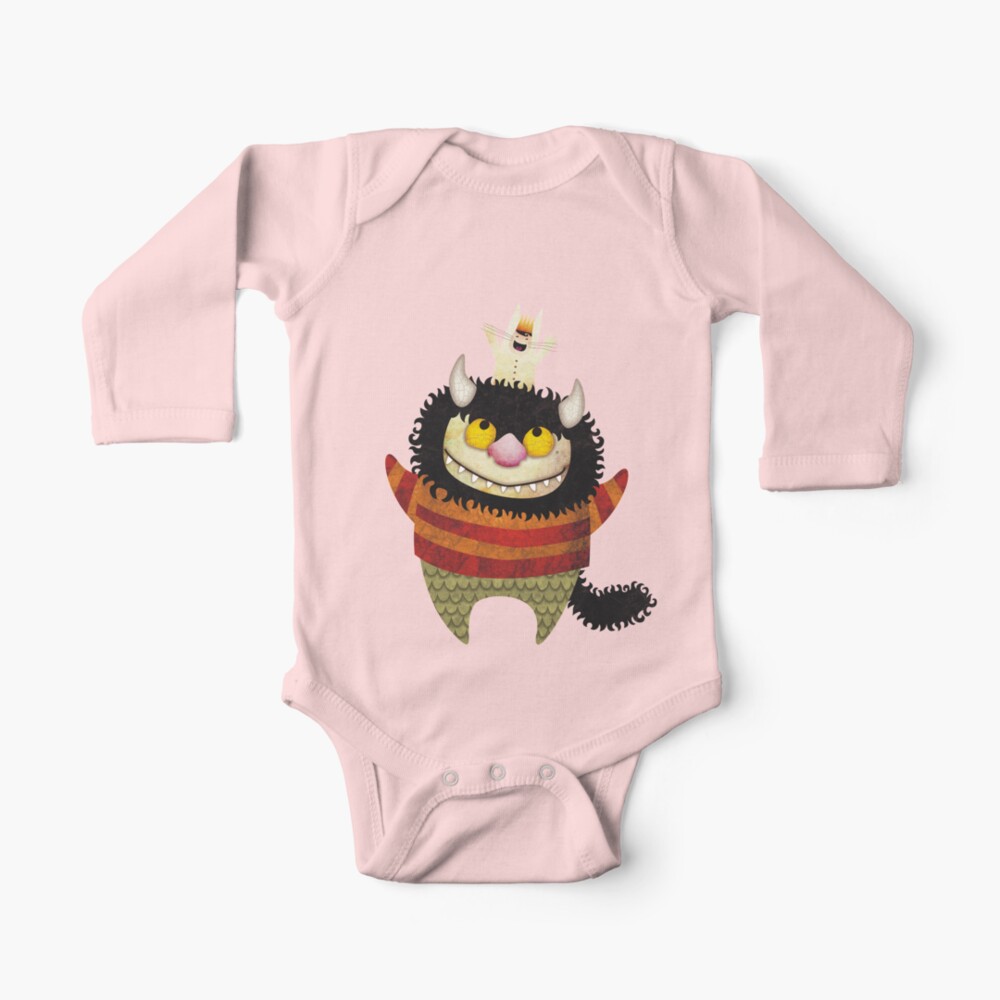 Item preview, Long Sleeve Baby One-Piece designed and sold by sandygrafik.