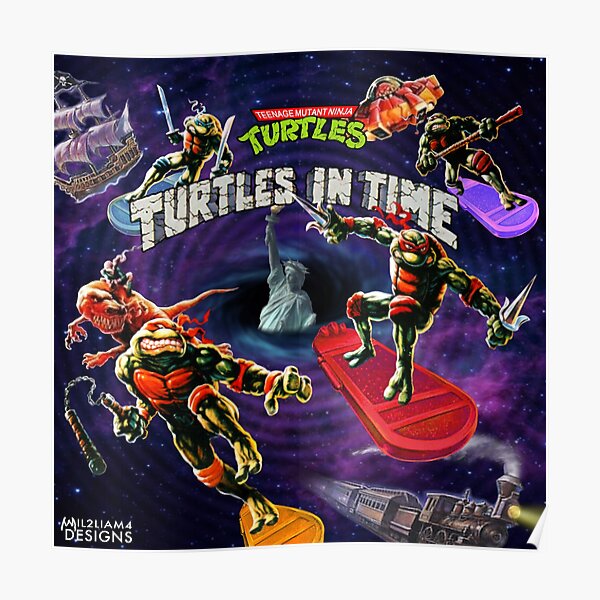 tmnt 4 snes cover