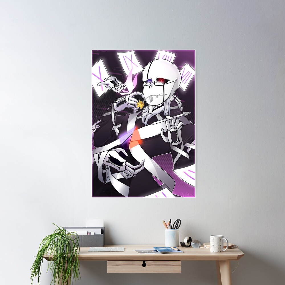 Lord X!Gaster poster Poster for Sale by pingupongo