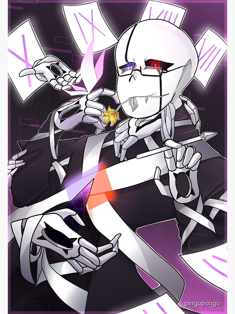 Lord X!Gaster poster Poster for Sale by pingupongo