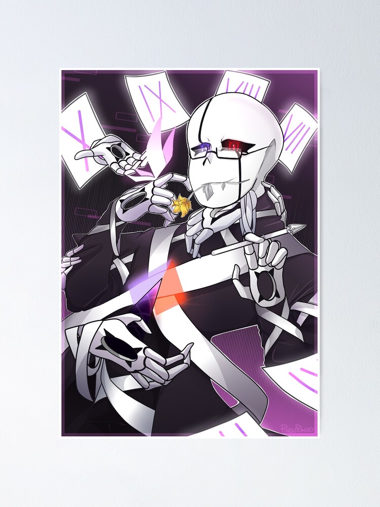 Lord X!Gaster poster Poster for Sale by pingupongo