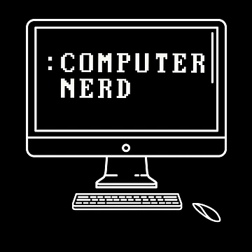 Artwork thumbnail, Computer Nerd by tinytiger77
