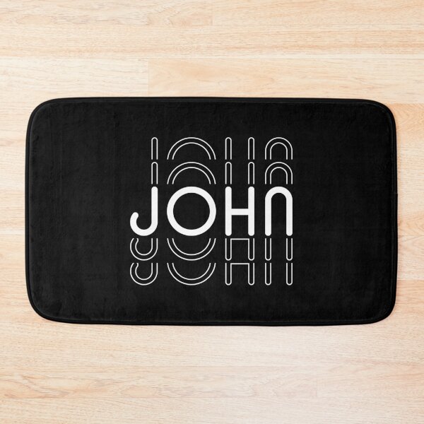 Item preview, Name John in Black and White Style designed and sold by Time-is-Money.