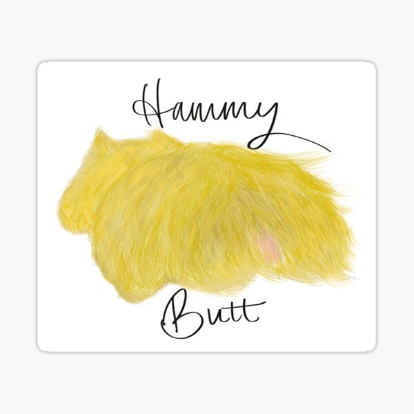 Hamster Butt Sticker