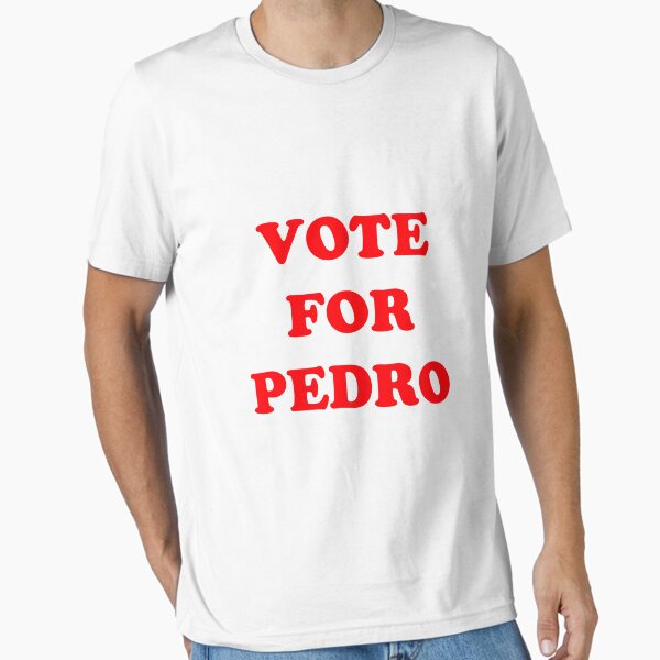 Vista previa del artículo con la obra «Vota por Pedro», diseñado y vendido por ZinkLTD.