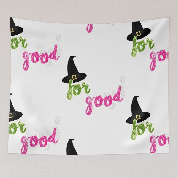 Item preview, musical theater sticker witch quote "for good" designed and sold by Brooke’s Broadway Stickers.