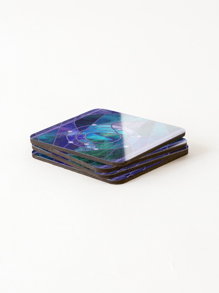 Alternate view of Element 9: Fluorine Coasters (Set of 4)