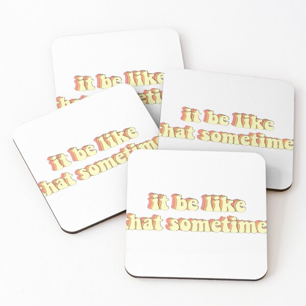 Item preview, It Be Like That Sometimes Stickers designed and sold by Hallie Walker.