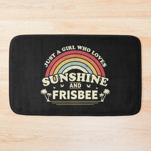 Item preview, Frisbee design. Just A Girl Who Loves Sunshine And Frisbee product designed and sold by PackAPunch.