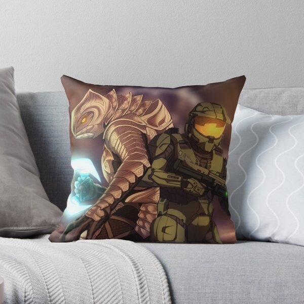 Halo 3 - Stand Together Throw Pillow