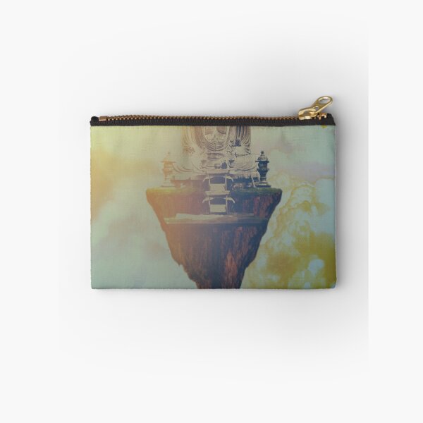 Item preview, Stone Buddha on an island in the sky designed and sold by danploof.