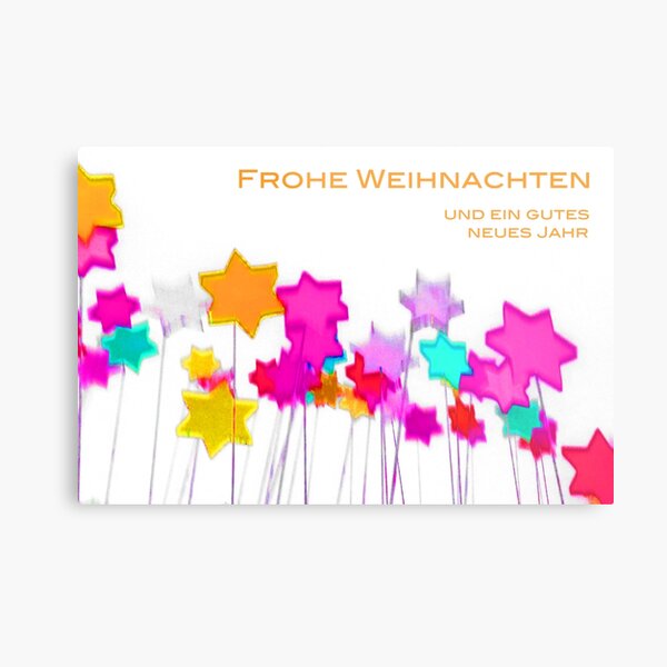 Pop Art Star white Background 2 (Deutsch) Metal Print