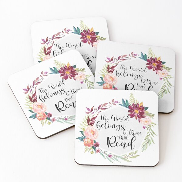 Item preview, The World Belongs to Those That Read designed and sold by erinbookdragon.