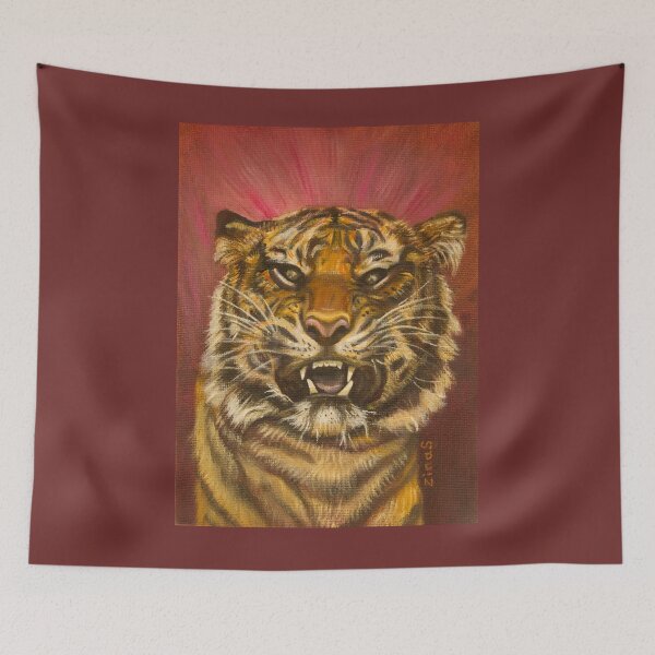 Item preview, Tiger portrait designed and sold by Zina Stromberg.