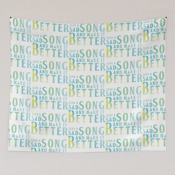 Artikelvorschau, Hey Jude Songtexte Aquarell entworfen und verkauft von AlyssaRandone.
