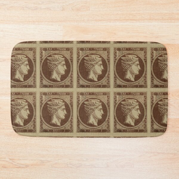 Item preview, Antique Hermes Stamp from Greece designed and sold by FuzzyHoney.