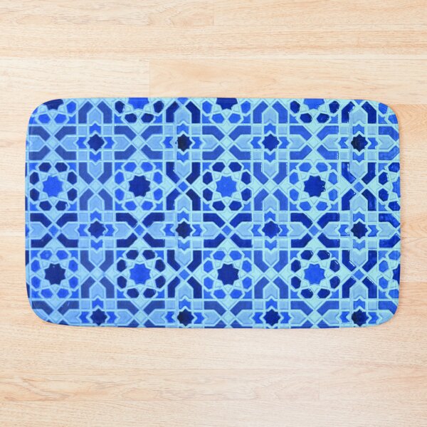 Item preview, OASIS 9 mosaic Morocco Essaouira tradition ornament wall star blue green orange patterns designed and sold by dragonemma.