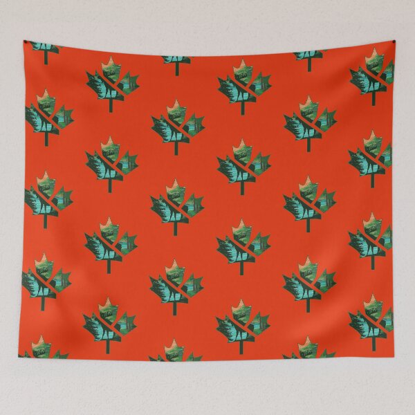 Item preview, Canadian Leaf with Moose graffiti design designed and sold by BRtisticDesigns.
