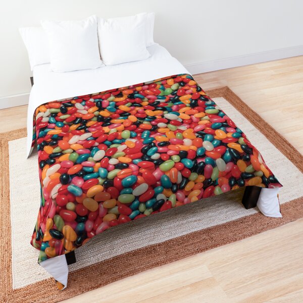 Vintage Jelly Bean Real Candy Pattern Comforter
