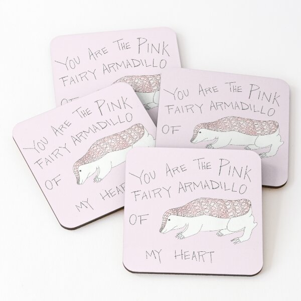 Item preview, The Pink Fairy Armadillo designed and sold by Emma Tessler.